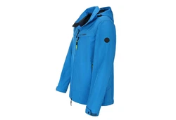 Dry Fashion Softshelljacke Herren Outdoor-Jacke Flensburg Blau/Hellblau/Türkis