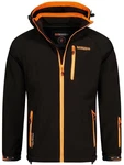 Geographical Norway Softshelljacke Outdoor Orange/Schwarz/Gelb/Lila