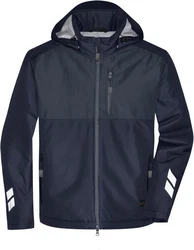 James & Nicholson Softshelljacke Hardshell Padded Jacke 