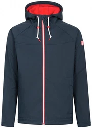 Derbe Softshelljacke Isleby Dunkelblau/Hellblau/Rot/Blau