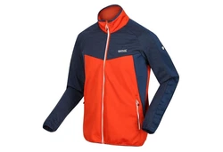 Regatta Softshelljacke Yare VI Rot/Orange/Dunkelblau/Blau