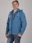 Dry Fashion Softshelljacke Herren Outdoor Heiligenhafen Hellblau/Blau/Pastell/Dunkelblau