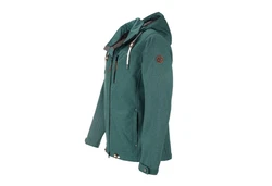 Dry Fashion Softshelljacke Herren Outdoor Heiligenhafen Dunkelgrün/Grün/Türkis