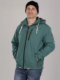 Softshelljacke Herren Outdoor Jacke Heiligenhafen - Fleece-Futter Abnehmbare Kapuze