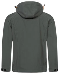 Geographical Norway Softshelljacke Dunkelgrün/Dunkelgrau/Grün