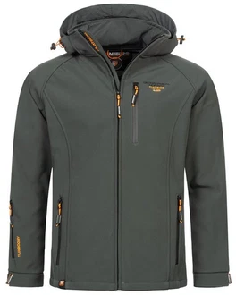 Geographical Norway Softshelljacke Dunkelgrün/Dunkelgrau/Grün