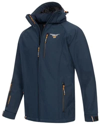 Geographical Norway Softshelljacke Dunkelblau/Hellblau/Blau