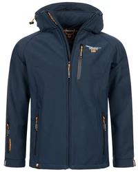 Geographical Norway Softshelljacke Dunkelblau/Hellblau/Blau