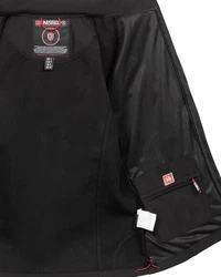 Geographical Norway Softshelljacke Schwarz/Dunkelgrau/Rot/Grau