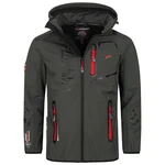 Geographical Norway Herren Softshell Jacke Vantaa Dunkelgrün/Grau/Dunkelgrau