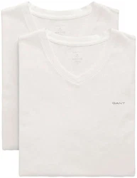 Gant V-NECK T-SHIRT PACK Weiß/Dunkelblau/Grau/Khaki/Beige/Braun
