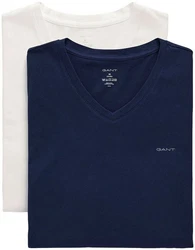 Gant V-NECK T-SHIRT PACK Blau/Dunkelblau/Hellblau