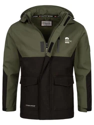 Arctic Seven Softshelljacke ASRenaldoo Funktionsjacke Dunkelgrün/Grün