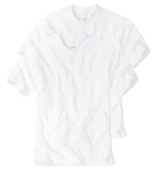 TOM TAILOR T-Shirt Herren Shirts Multipack Weiß/Dunkelblau