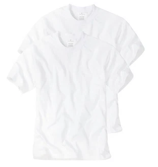 TOM TAILOR T-Shirt Herren Shirts Multipack Weiß/Dunkelblau