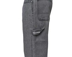 Pegador 5-Pocket Jeans Daule Grau/Grün/Dunkelgrau/Schwarz/Lila