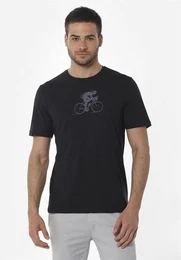 T-Shirt Men's Printed T-shirt in Black