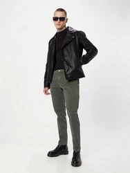 Replay Chinohose Benni Khaki/Dunkelgrün