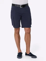 Sieh an! Shorts Bermudas Dunkelblau/Blau
