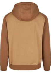 URBAN CLASSICS Rundhalspullover Urban Classics 2-Tone Fake Raglan Hoody 
