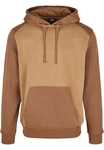 URBAN CLASSICS Rundhalspullover Urban Classics 2-Tone Fake Raglan Hoody 