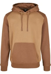 URBAN CLASSICS Rundhalspullover Urban Classics 2-Tone Fake Raglan Hoody 