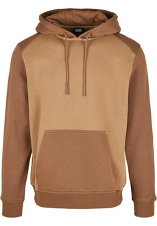 URBAN CLASSICS Rundhalspullover Urban Classics 2-Tone Fake Raglan Hoody URBAN CLASSICS Rundhalspullover Urban Classics 2-Tone Fake Raglan Hoody