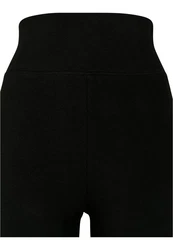 Urban Classics Damen High Waist Cycle Shorts Schwarz/Khaki