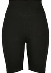 Urban Classics Damen High Waist Cycle Shorts Schwarz/Khaki