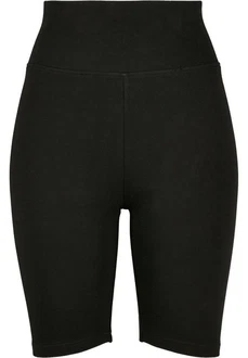 Urban Classics Damen High Waist Cycle Shorts Schwarz/Khaki