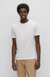 BOSS T-Shirt Tessler Weiß/Creme/Grau