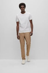BOSS T-Shirt Tessler Weiß/Creme/Grau