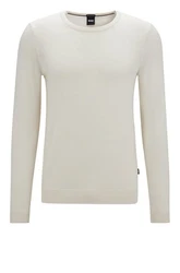BOSS Pullover Leno Khaki/Braun/Beige/Weiß/Grau