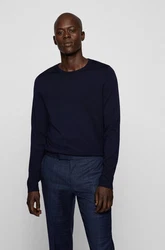 BOSS Pullover Leno Dunkelblau