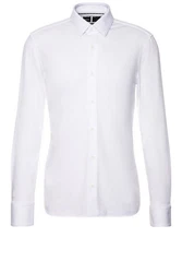 BOSS Langarmhemd P-Hanks-Kent Weiß/Creme