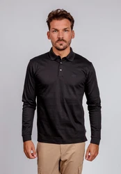 BOSS Poloshirt Pado Dunkelgrau/Schwarz/Grau