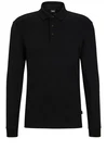 BOSS Poloshirt Pado Dunkelgrau/Schwarz/Grau