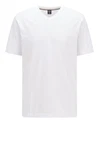 BOSS T-Shirt Tilson Weiß/Grau/Creme