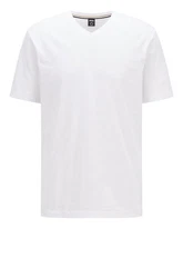 BOSS T-Shirt Tilson Weiß/Grau/Creme