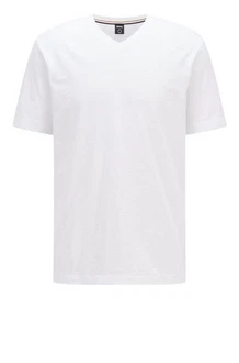 BOSS T-Shirt Tilson Weiß/Grau/Creme