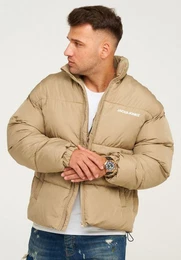 Winterjacke VESPER PUFFER Steppjacke mit Taschen und Kragen Wintermantel Markenlogo