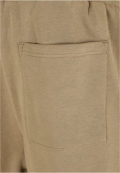 URBAN CLASSICS Sweatshorts Herren Low Crotch Khaki/Beige/Braun