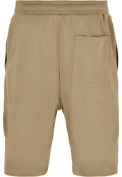 URBAN CLASSICS Sweatshorts Herren Low Crotch Khaki/Beige/Braun