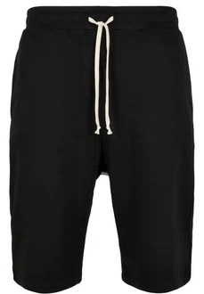 URBAN CLASSICS Sweatshorts Herren Low Crotch Schwarz