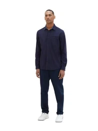 Langarmhemd STRUCTURED TWILL (1-tlg)