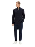 TOM TAILOR Strickpullover Dunkelblau/Blau