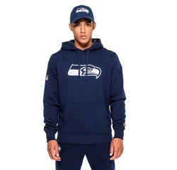 New Era Hoodie NFL Seattle Seahawks Team Logo blaudunkel