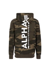 Alpha Industries Hoodie Back Print Camo