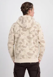 ALPHA INDUSTRIES Sweatshirt Beige/Khaki/Weiß