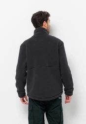 Jack Wolfskin Fleecejacke FELSLICHT Dunkelgrau/Grau/Schwarz